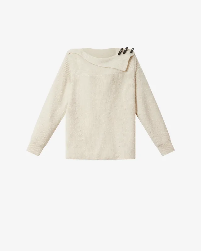 Isabel Marant Thais pull alpaga écru