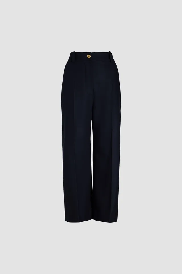 Patou TR001 Pantalon laine marine taille 38 droit