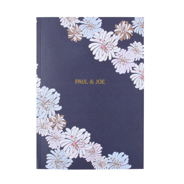 Paul & Joe Carnet A5 marine chrysanthème ligné