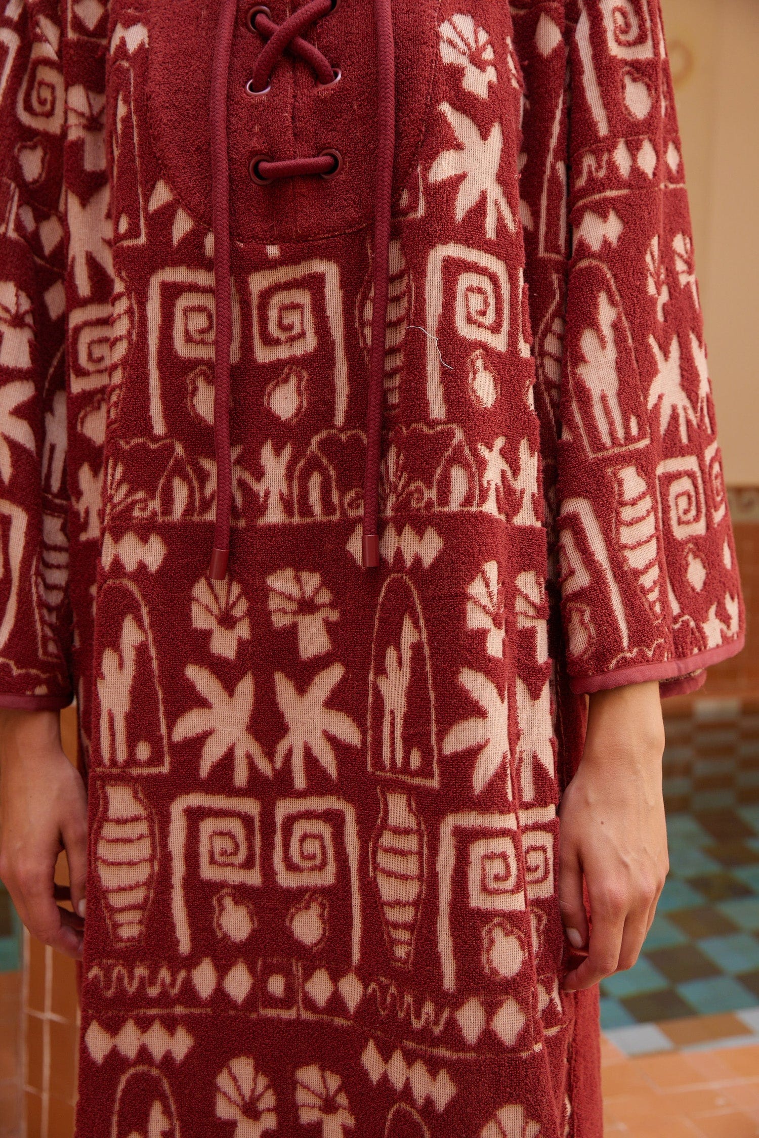 Alemäis Maya Midi Coverup robe midi coton bio