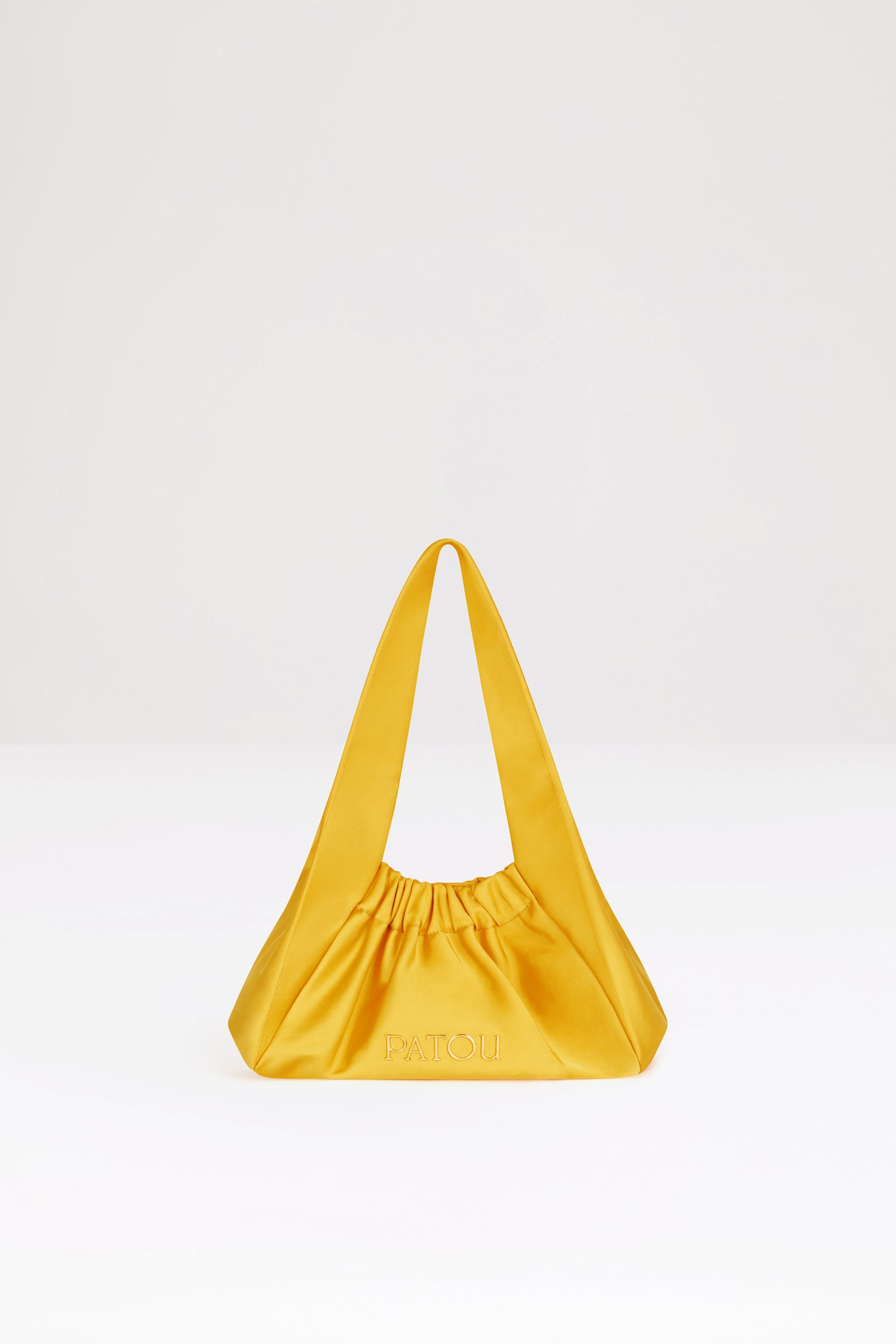 Patou Le Biscuit H23AC054 sac satin jaune Sun TU
