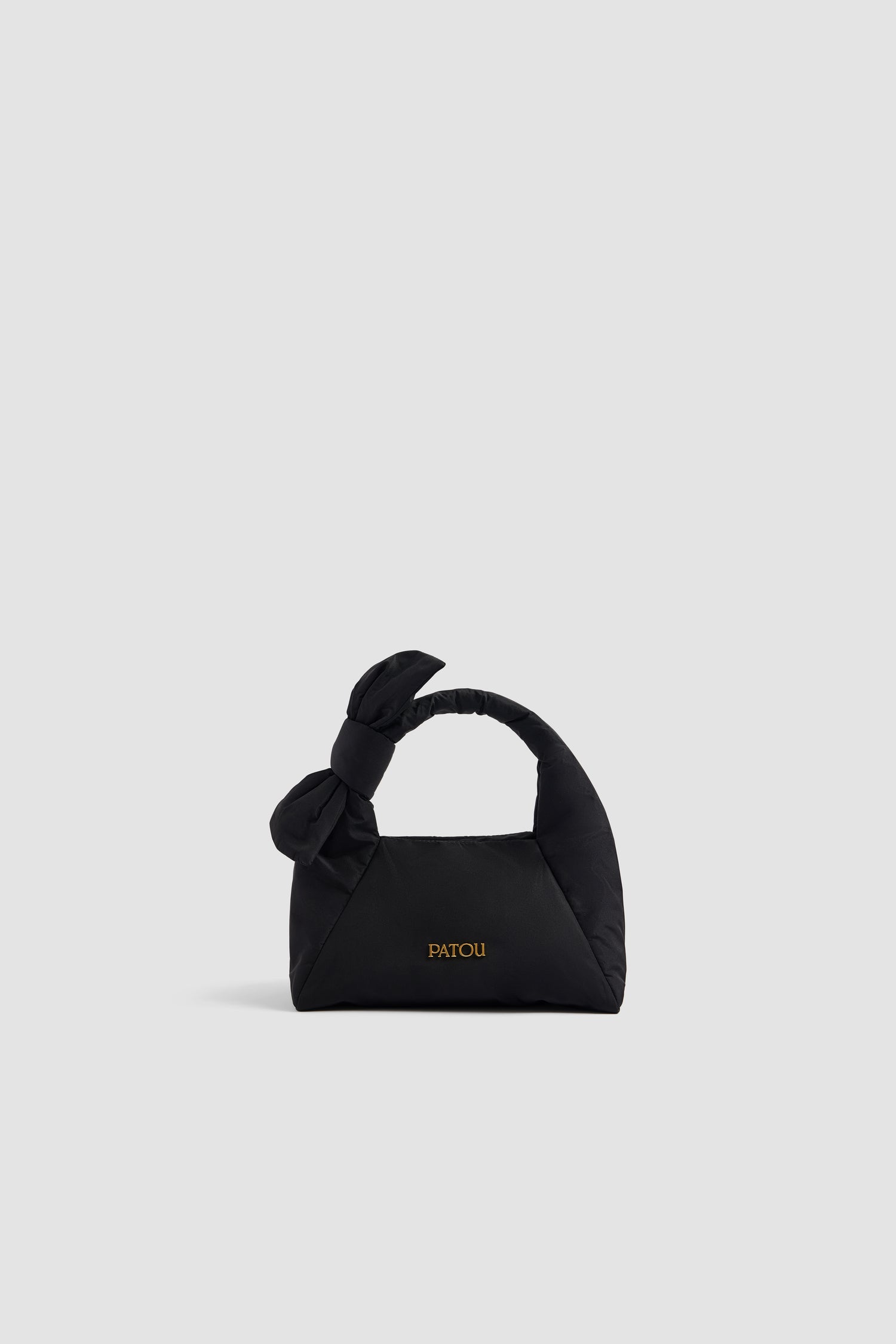 Patou AC1690011999B sac noir polyester recyclé noué