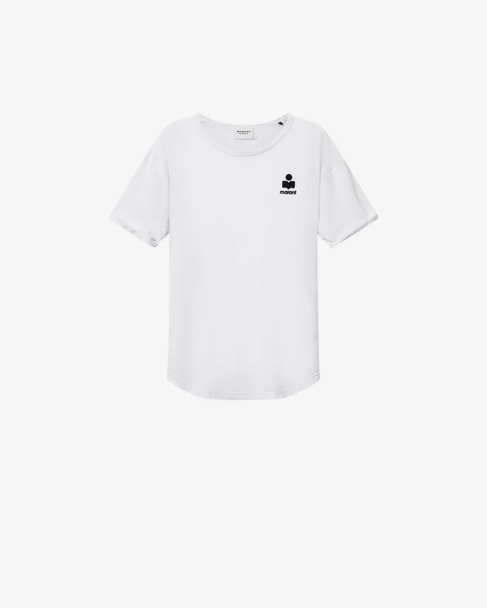 Isabel Marant Koldia TS0315FA t-shirt lin blanc