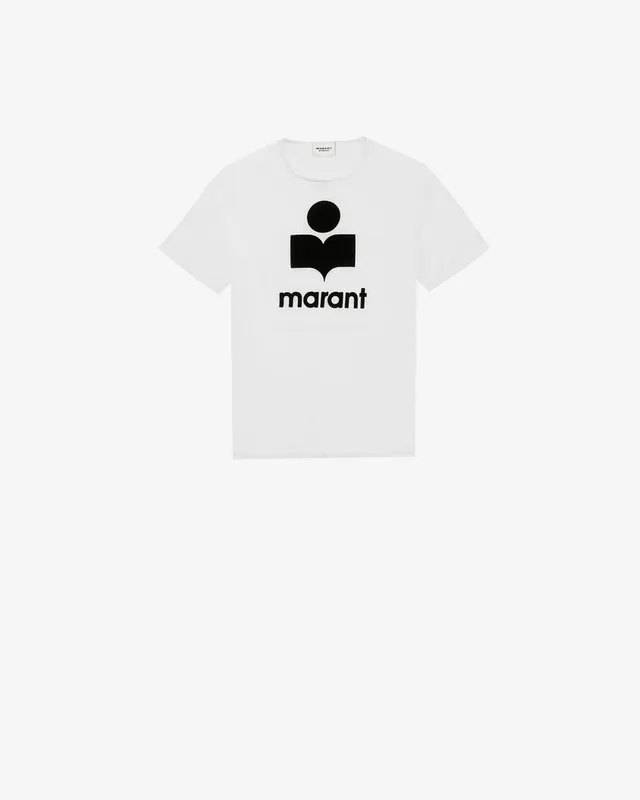 Isabel Marant Zewel TS0001 t-shirt lin blanc XS