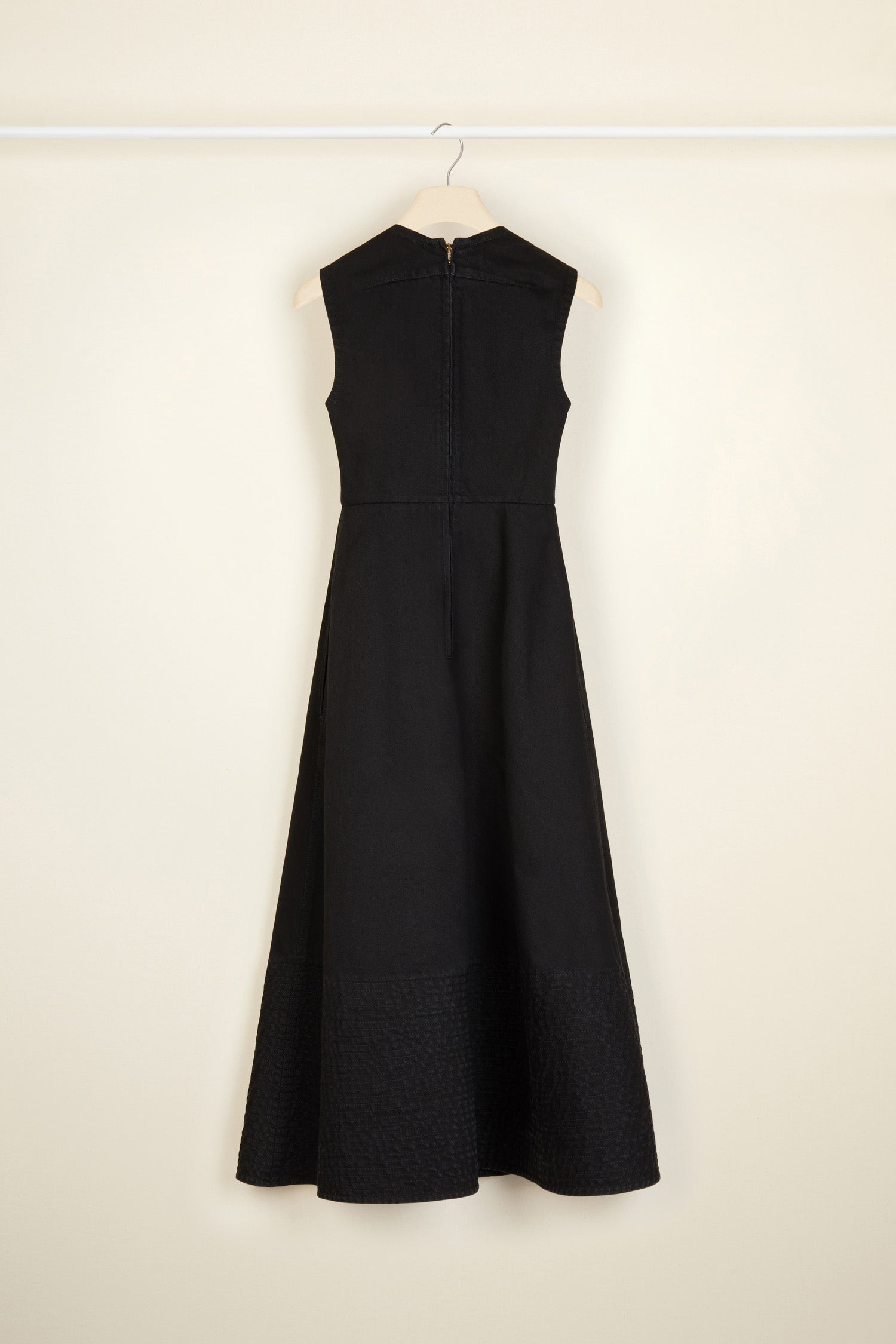 Patou Denim DR069 robe midi denim bio noir