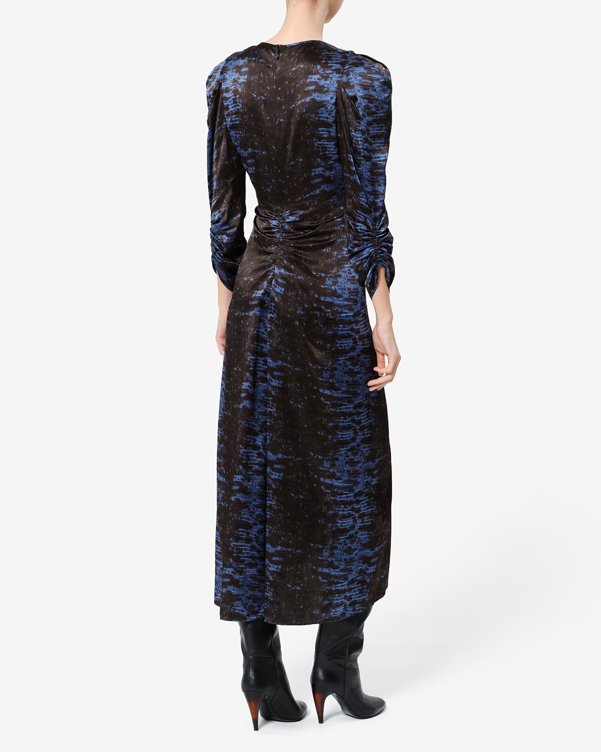 Isabel Marant Albini robe nuit soie python