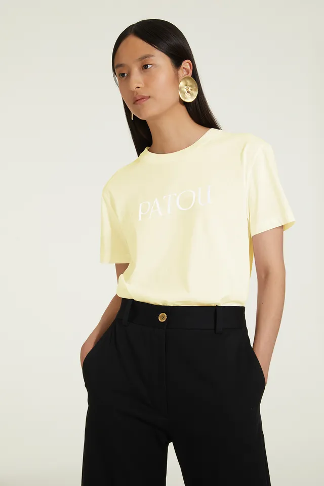 Patou JE029 t-shirt coton mimosa taille XS logo