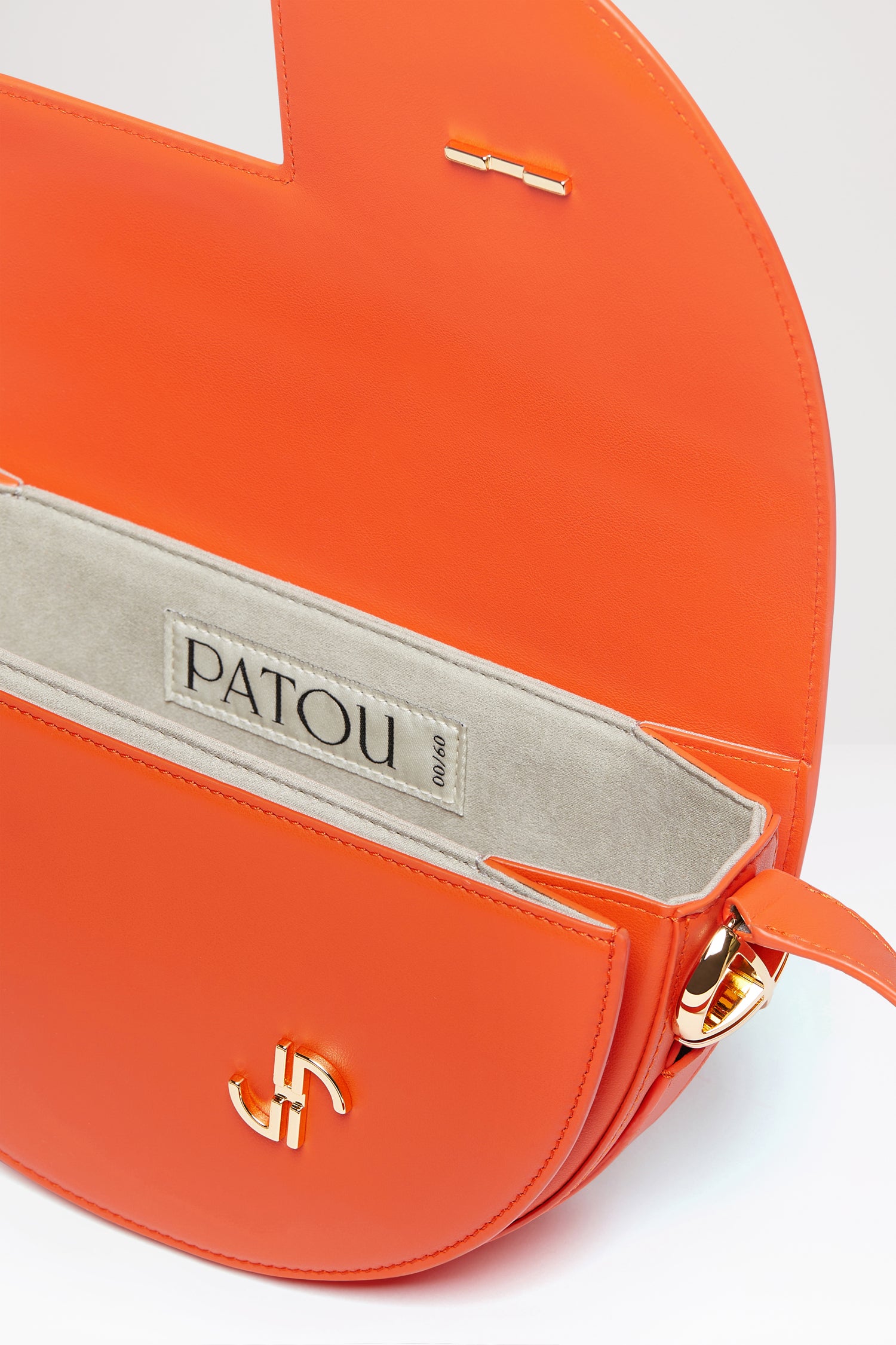 Patou Le Patou P23BA0015016256O sac cuir orange marigold