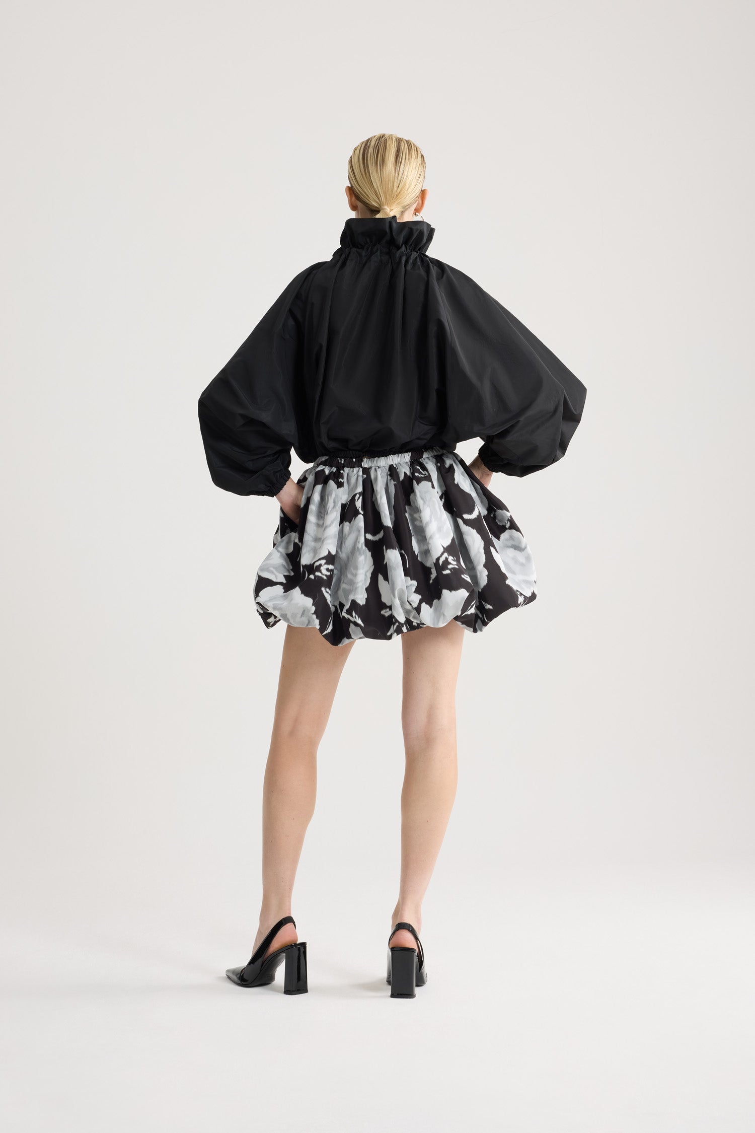 Patou Mini Bloomer Skirt jupe Night Garden faille recyclée