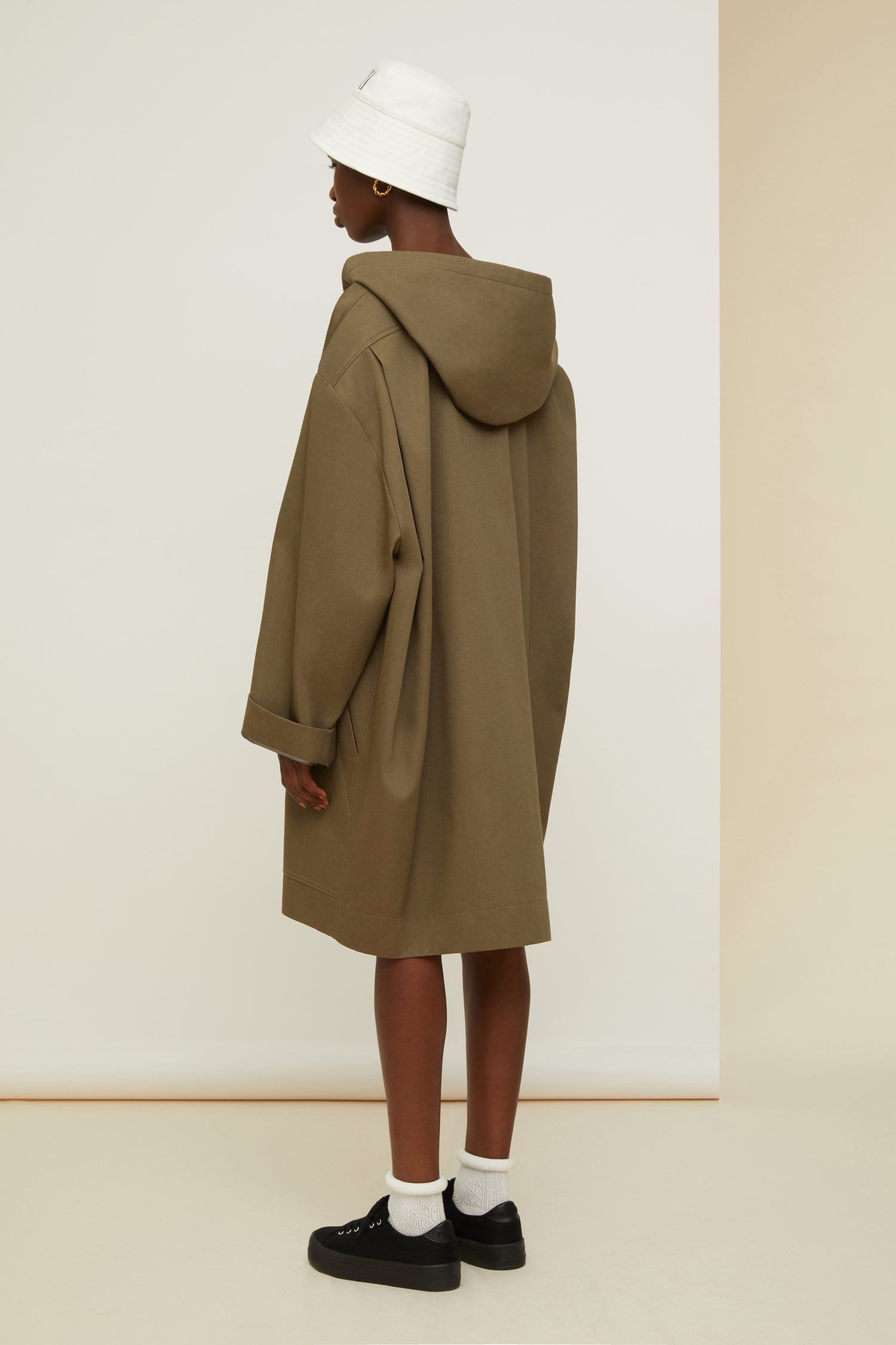 Patou OU010 parka coton bio bronze taille S