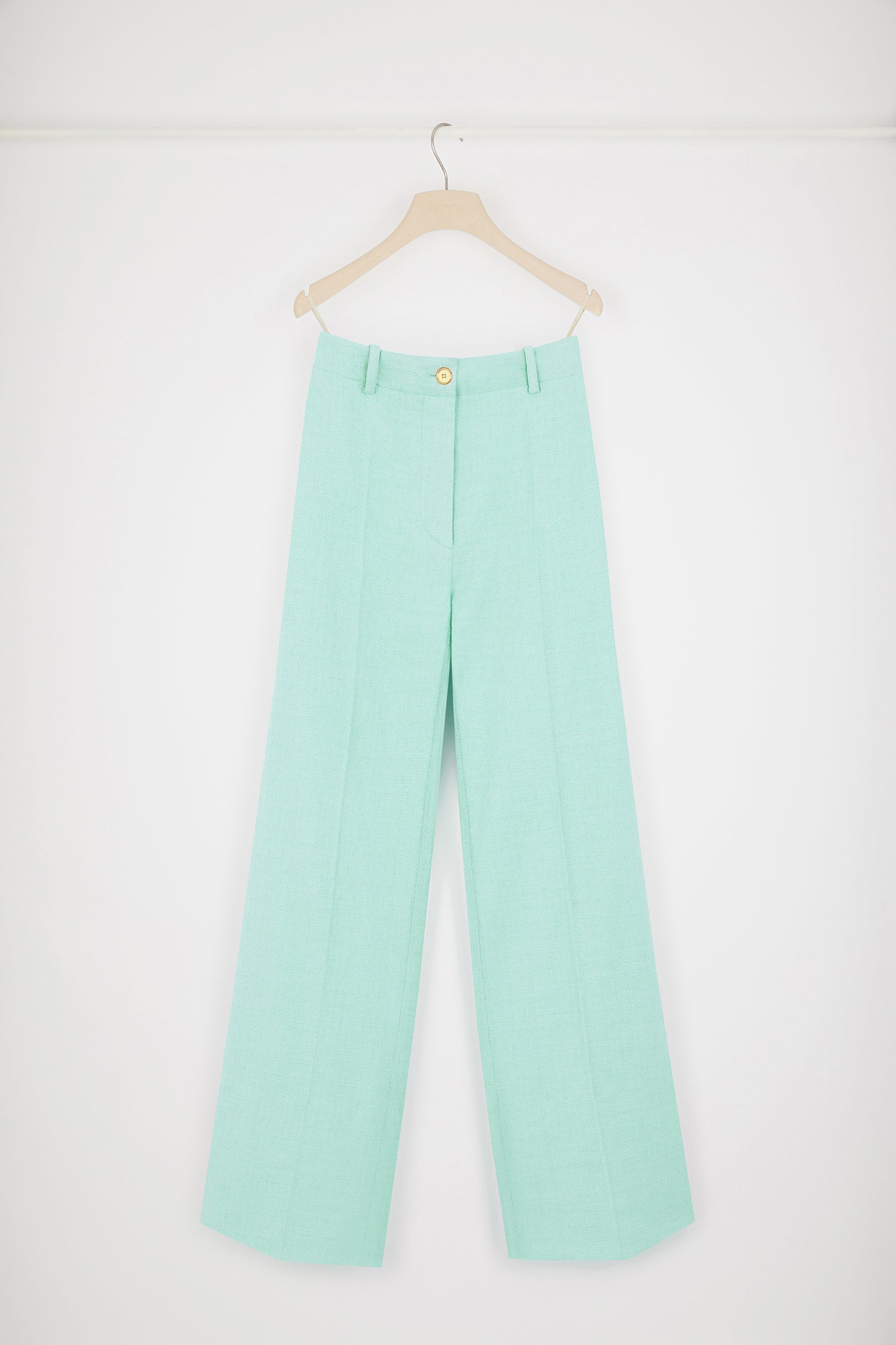 Patou pantalon P24TR0020162705G menthe tweed 38