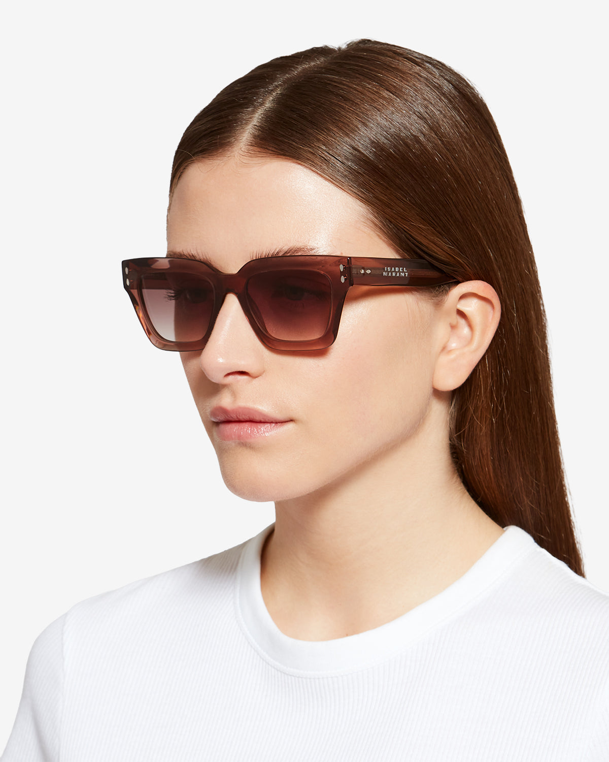 Isabel Marant Carmy lunettes soleil brique