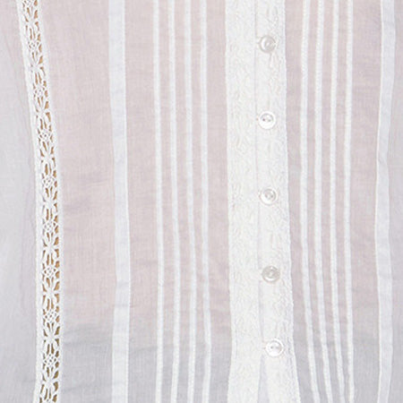 Isabel Marant Greicy blouse blanche dentelle coupe droite