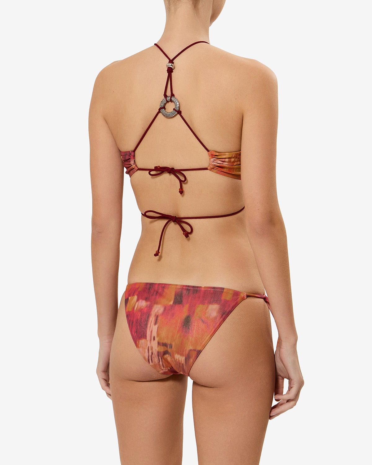 Isabel Marant Analia haut maillot orange 34 bandeau