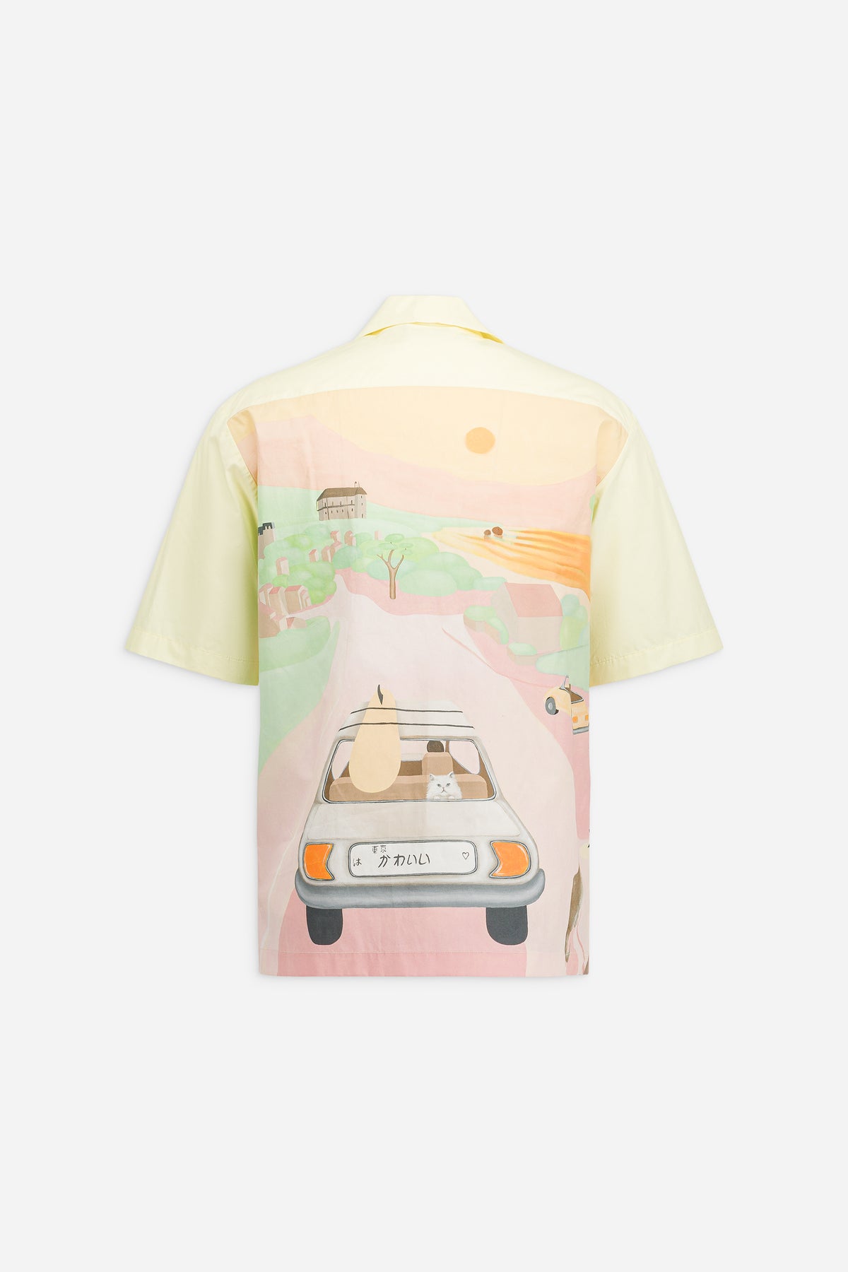 Paul & Joe Summer chemise popeline coton imprimée manches courtes