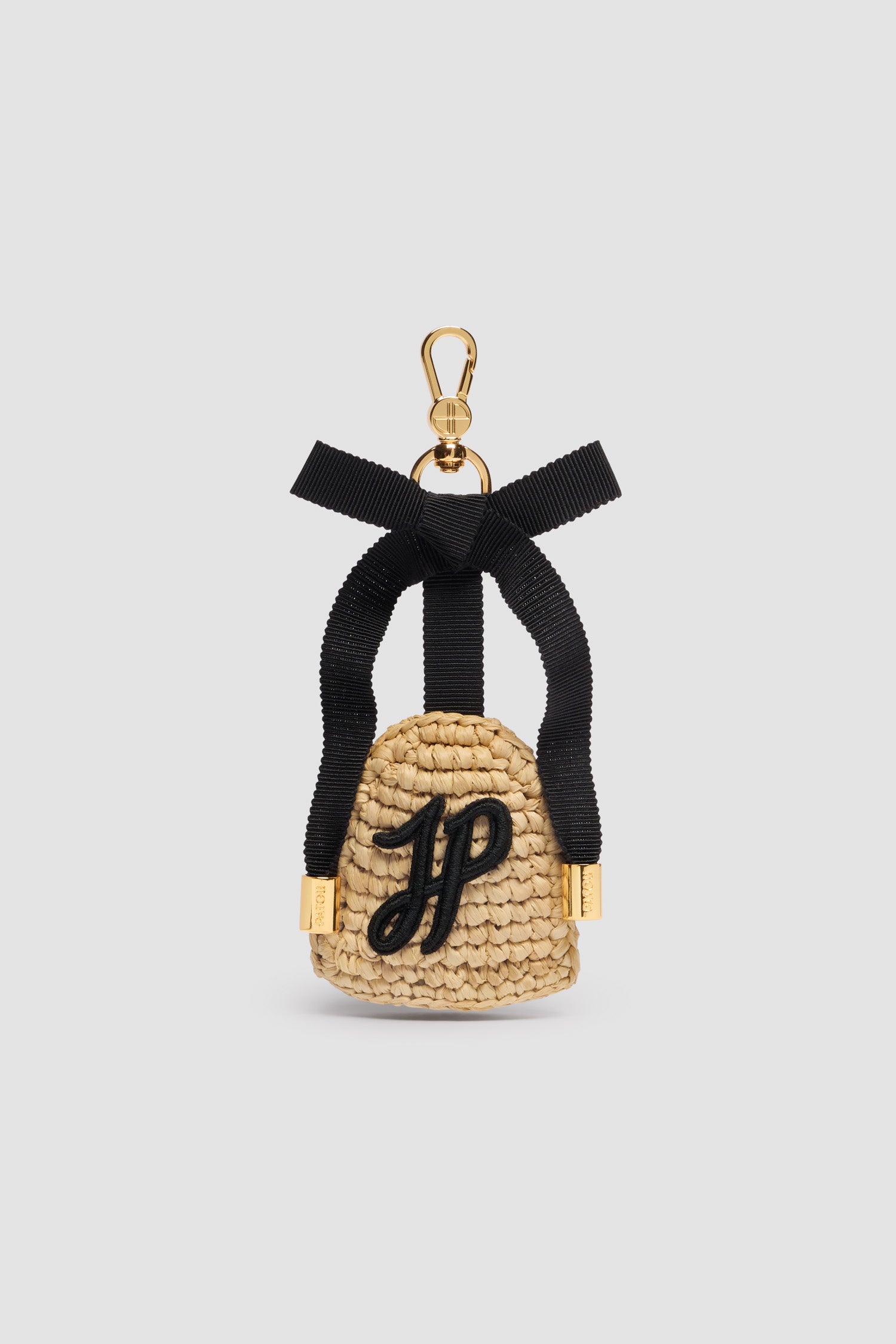 Patou AC091 porte-clés raphia Vanilla fait main