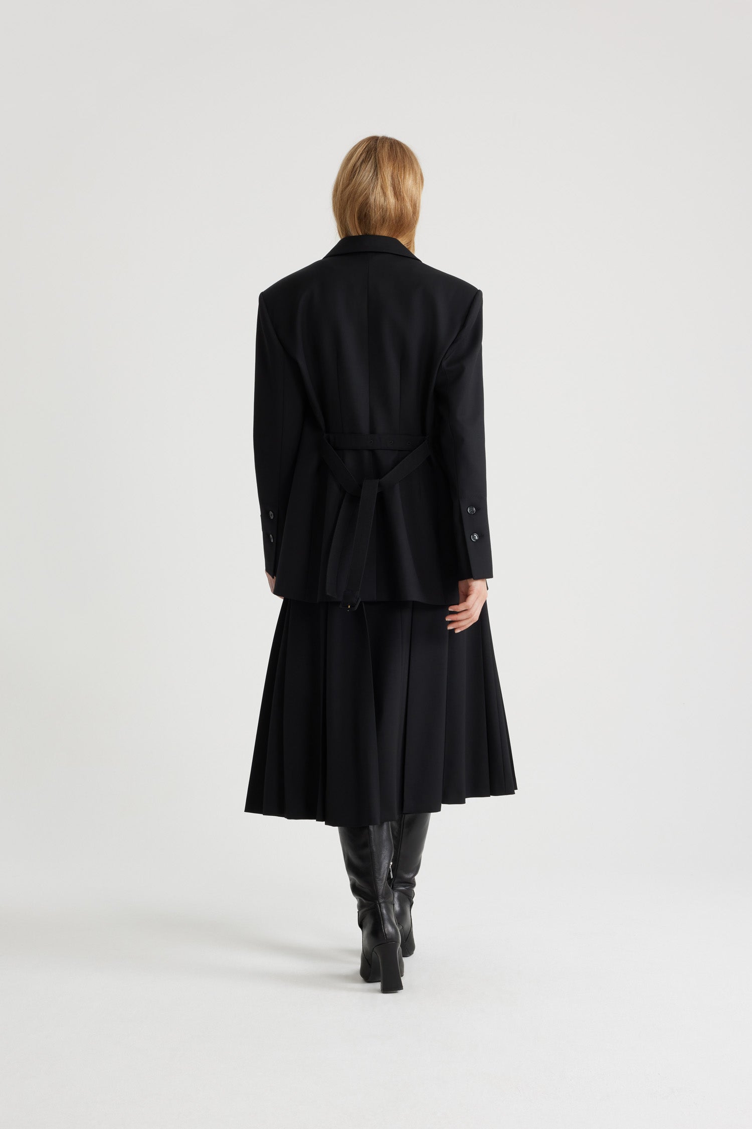 Patou Jackets veste JA0380103999B laine technique noire 34-44