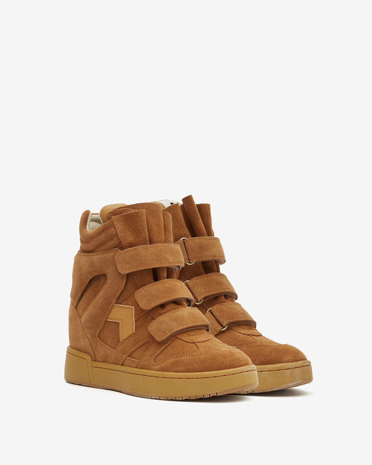 Isabel Marant IM3 baskets cognac cuir 5cm