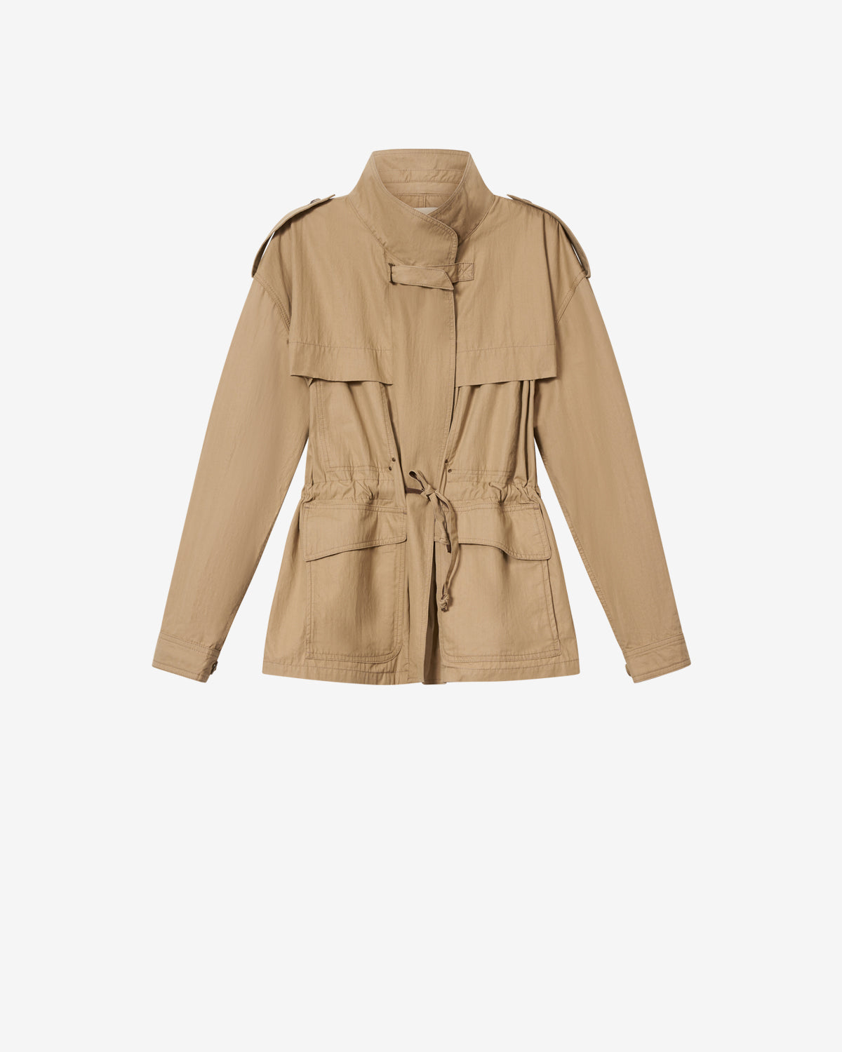 Isabel Marant Adelys veste kaki trench coton