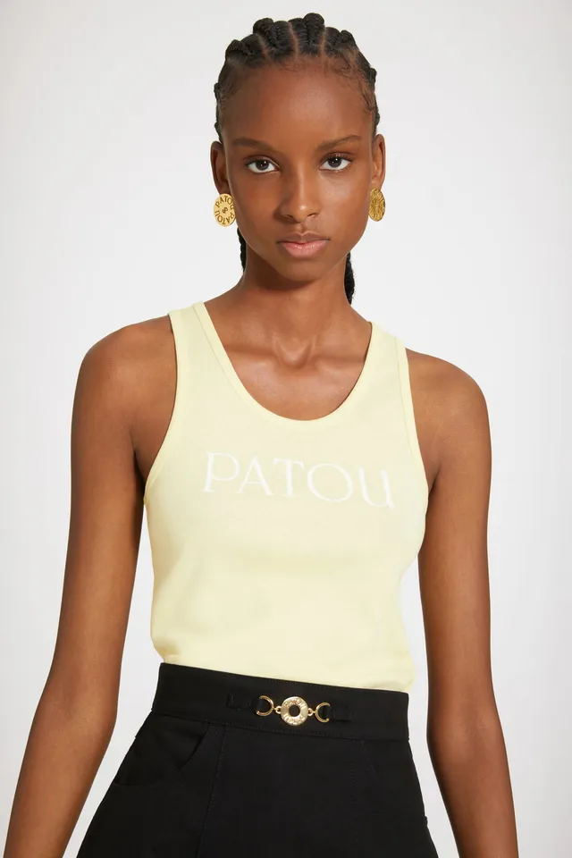 Patou JE015 débardeur coton bio jaune Mimosa