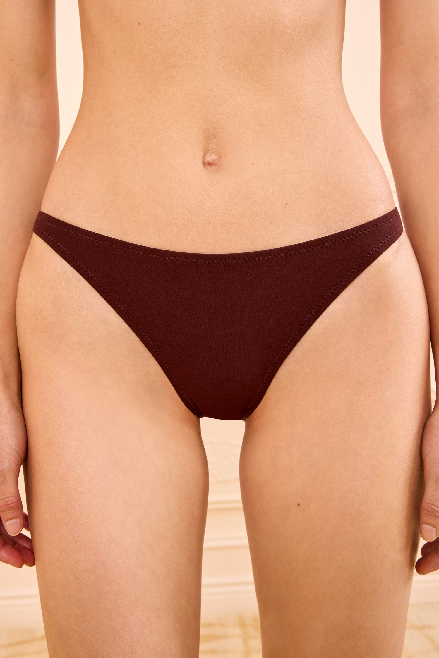Ulla Johnson Mallorca bas de bikini marron Urchin