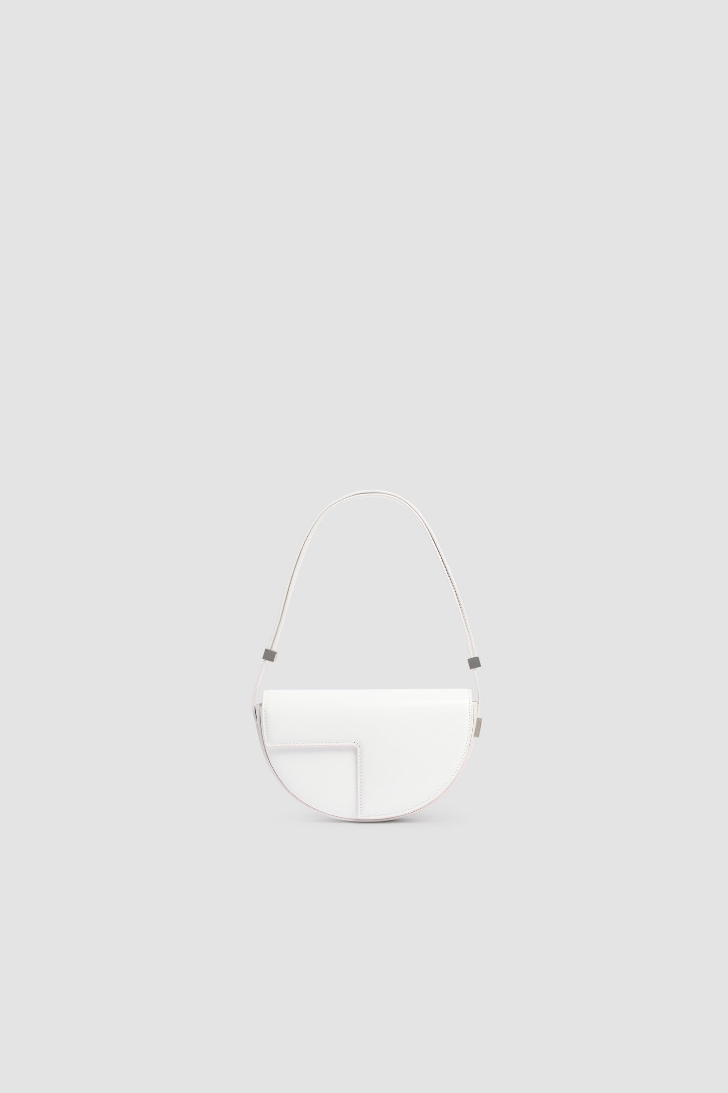 Patou P26BA0245032001S sac cuir blanc