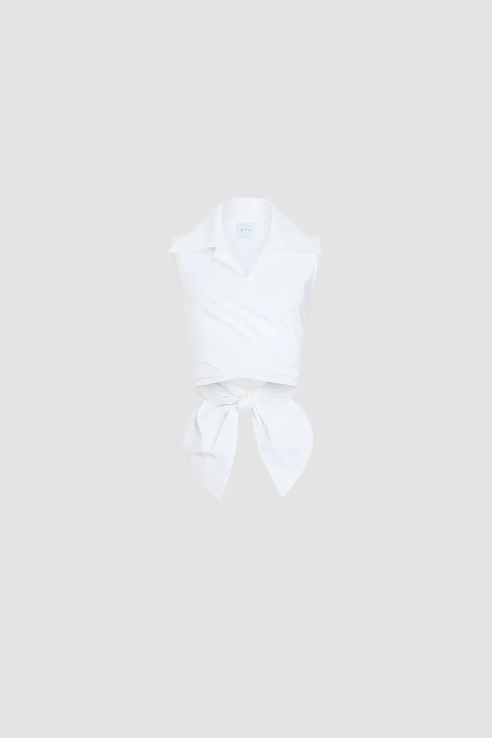 Patou P26TO1670017001W top blanc coton bio sans manches