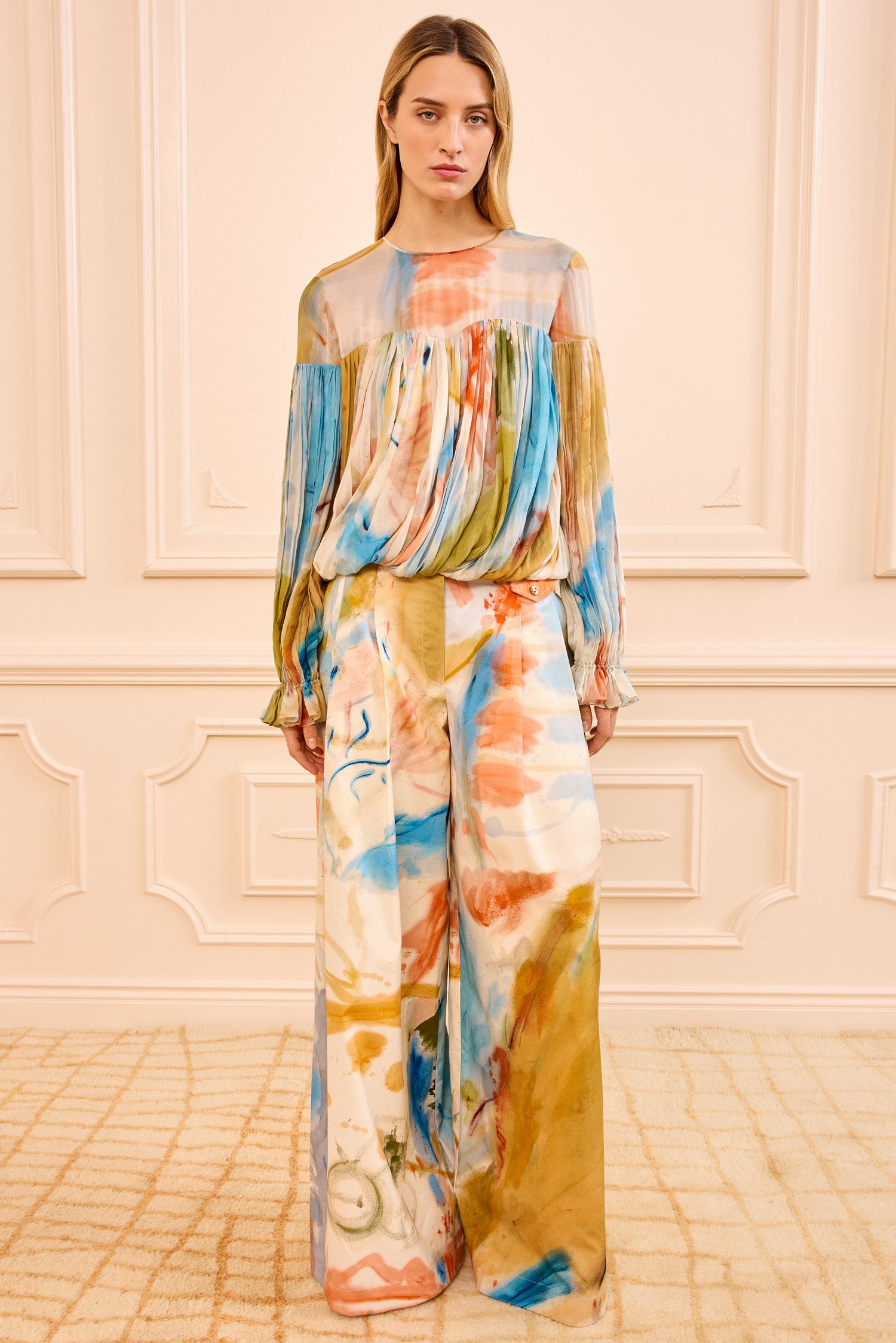 Ulla Johnson Pearl chemisier soie western dream