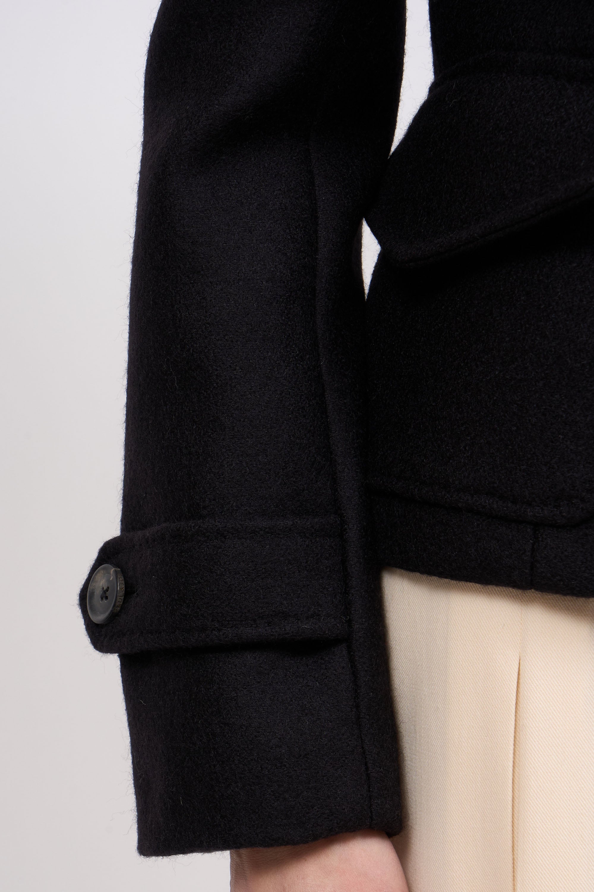Paul & Joe Hollie veste laine noire coupe cintrée 100% laine