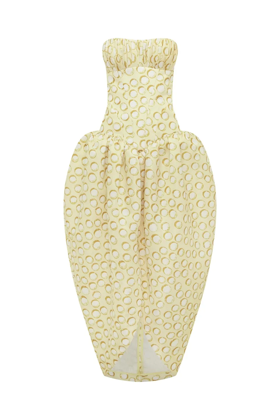 Alemäis Paula Gown robe bustier sculptée à pois