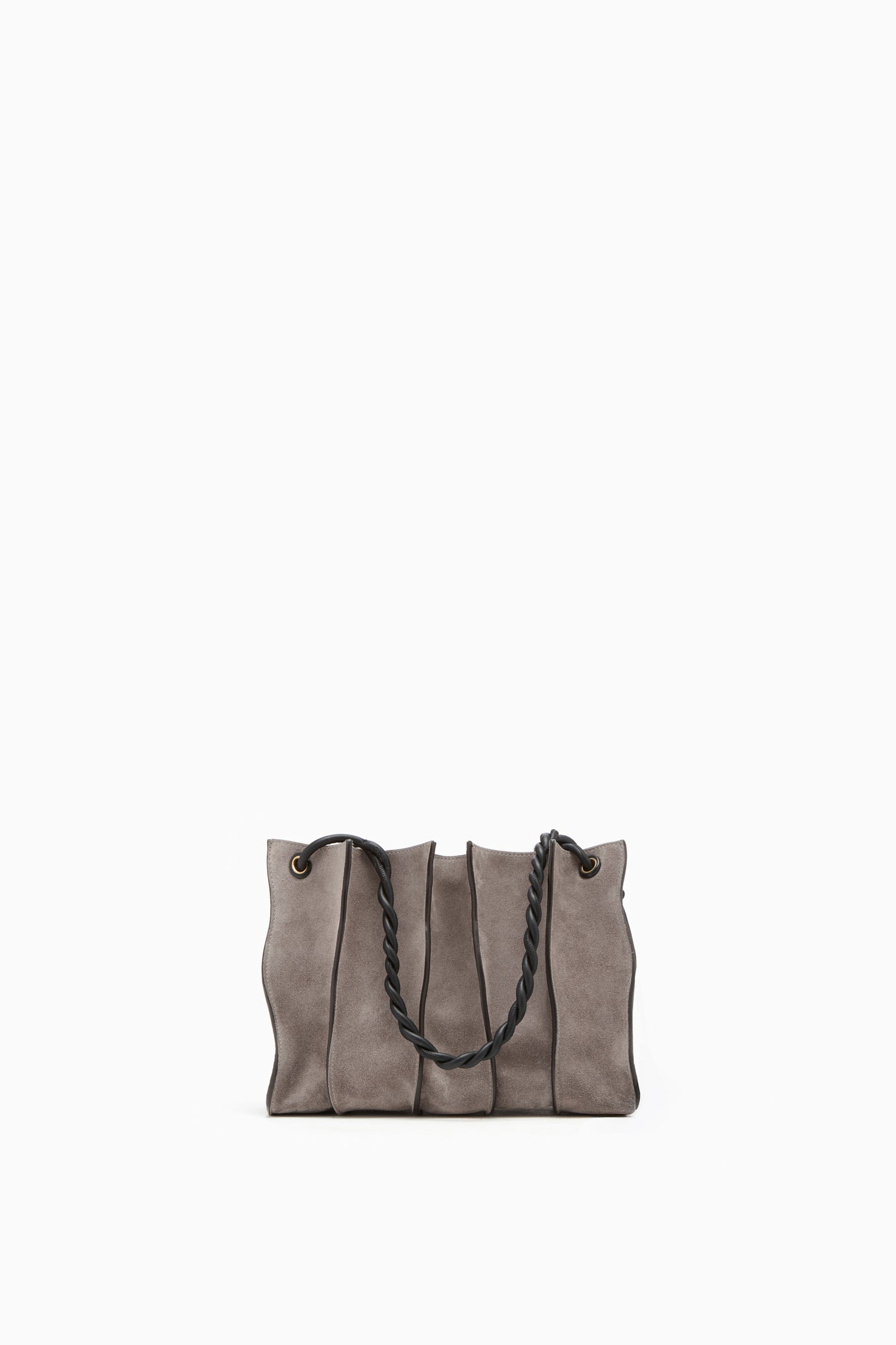 Ulla Johnson Adria Shoulder Bag Dove sac daim gris