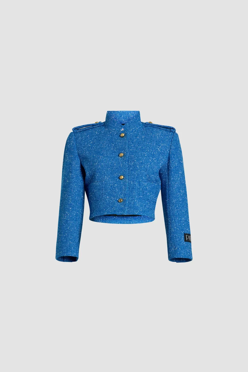 Patou H24JA044 veste sailor Victoria Blue tweed