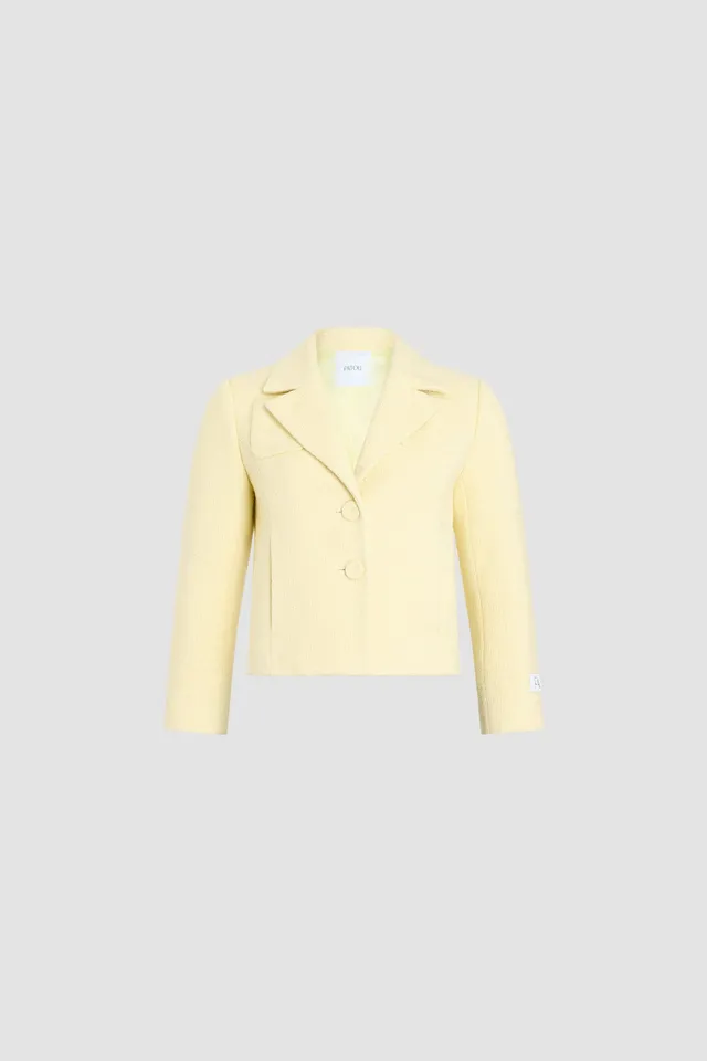 Patou P26JA046 veste tailleur coton Limelight