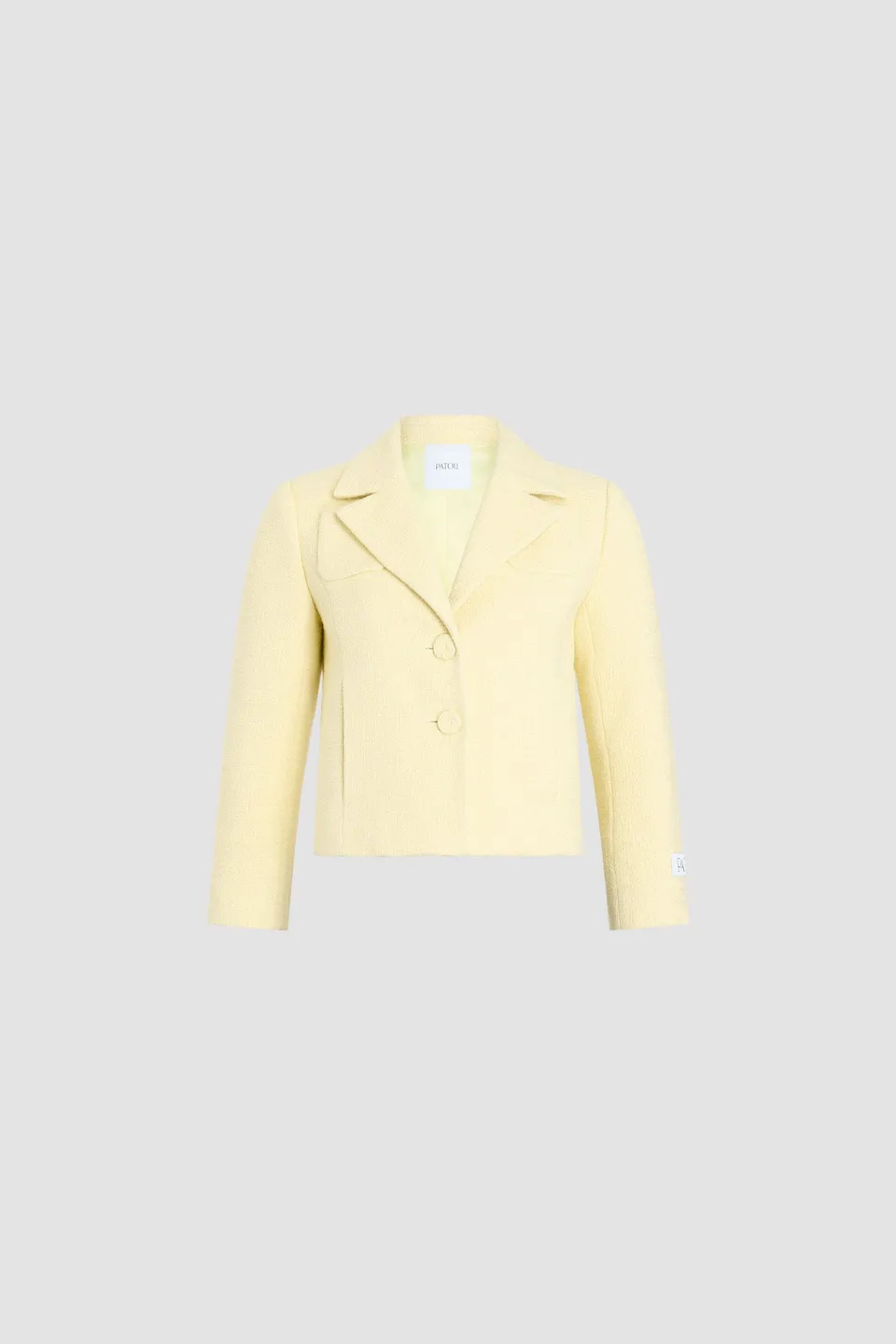Patou P26JA046 veste tailleur coton Limelight