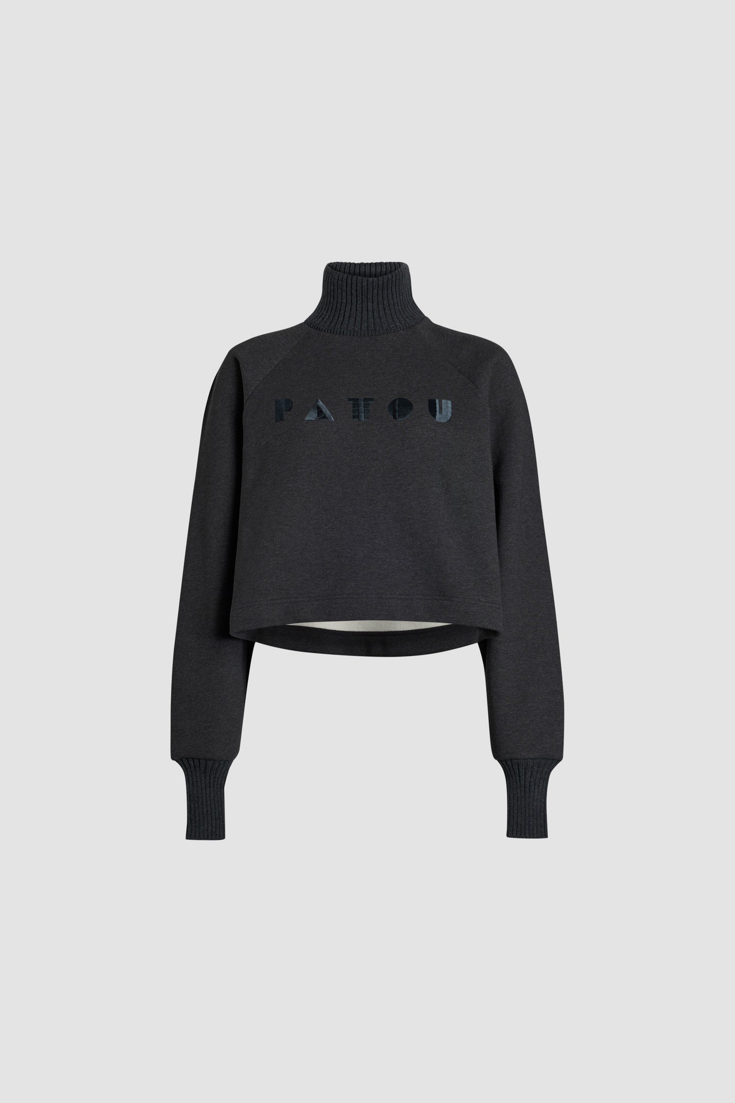 Patou H24JE1269995963A sweat coton bio Art Deco Graphite