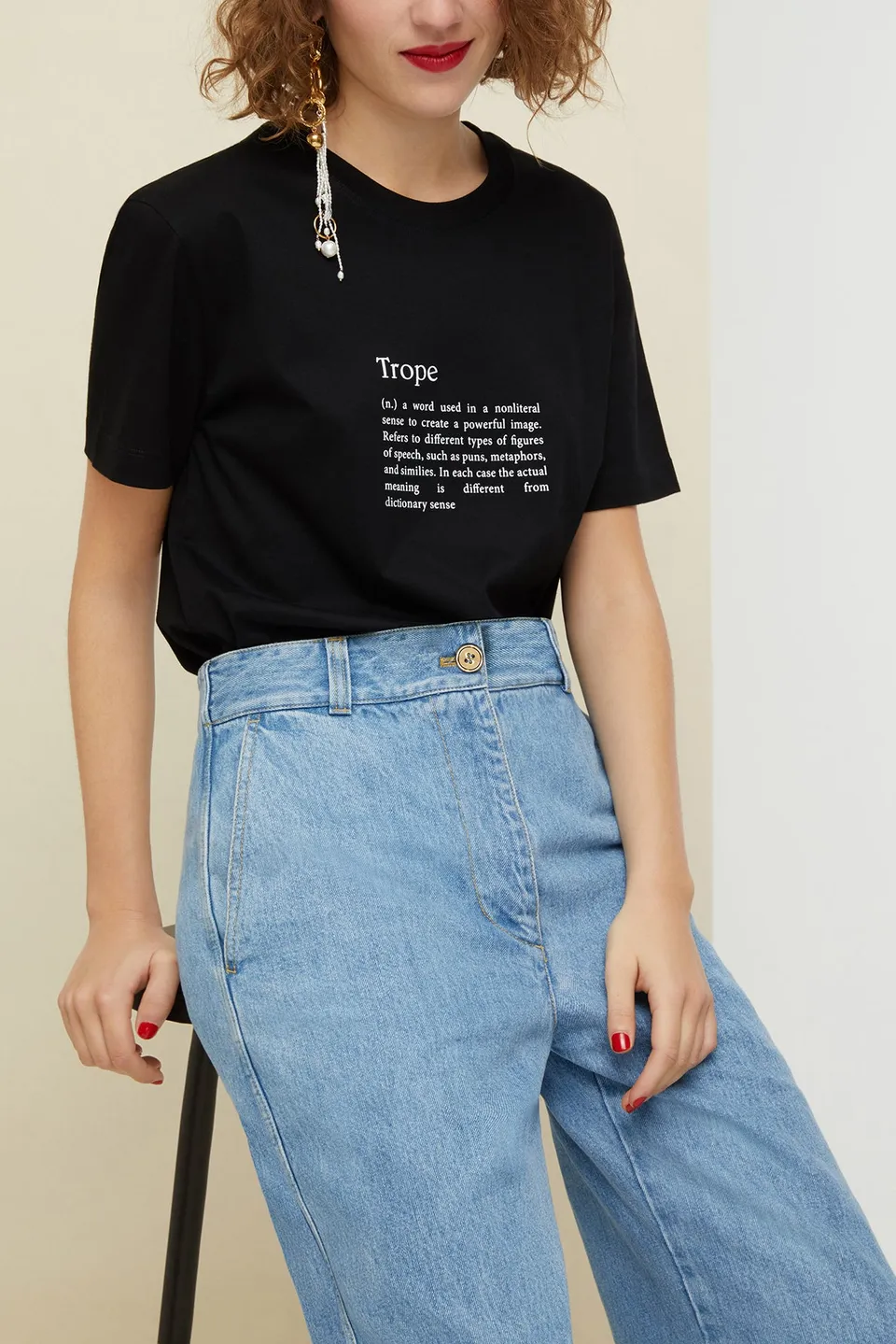 Patou Trope P20JE0029999996B t-shirt noir coton bio