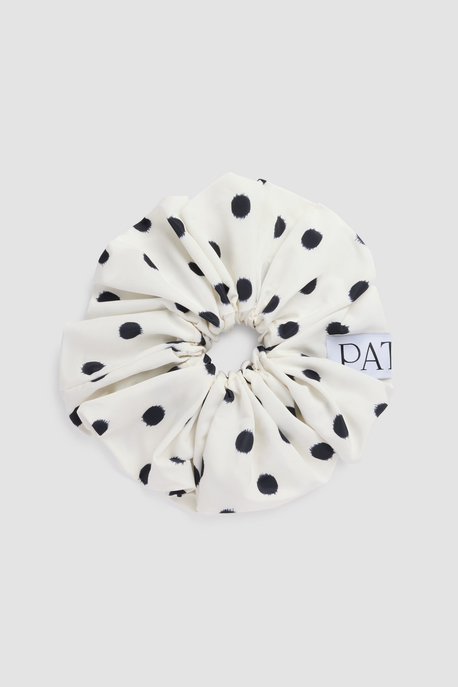 Patou Accessories AC05902455964 chouchou maxi Cloud Dancer pois