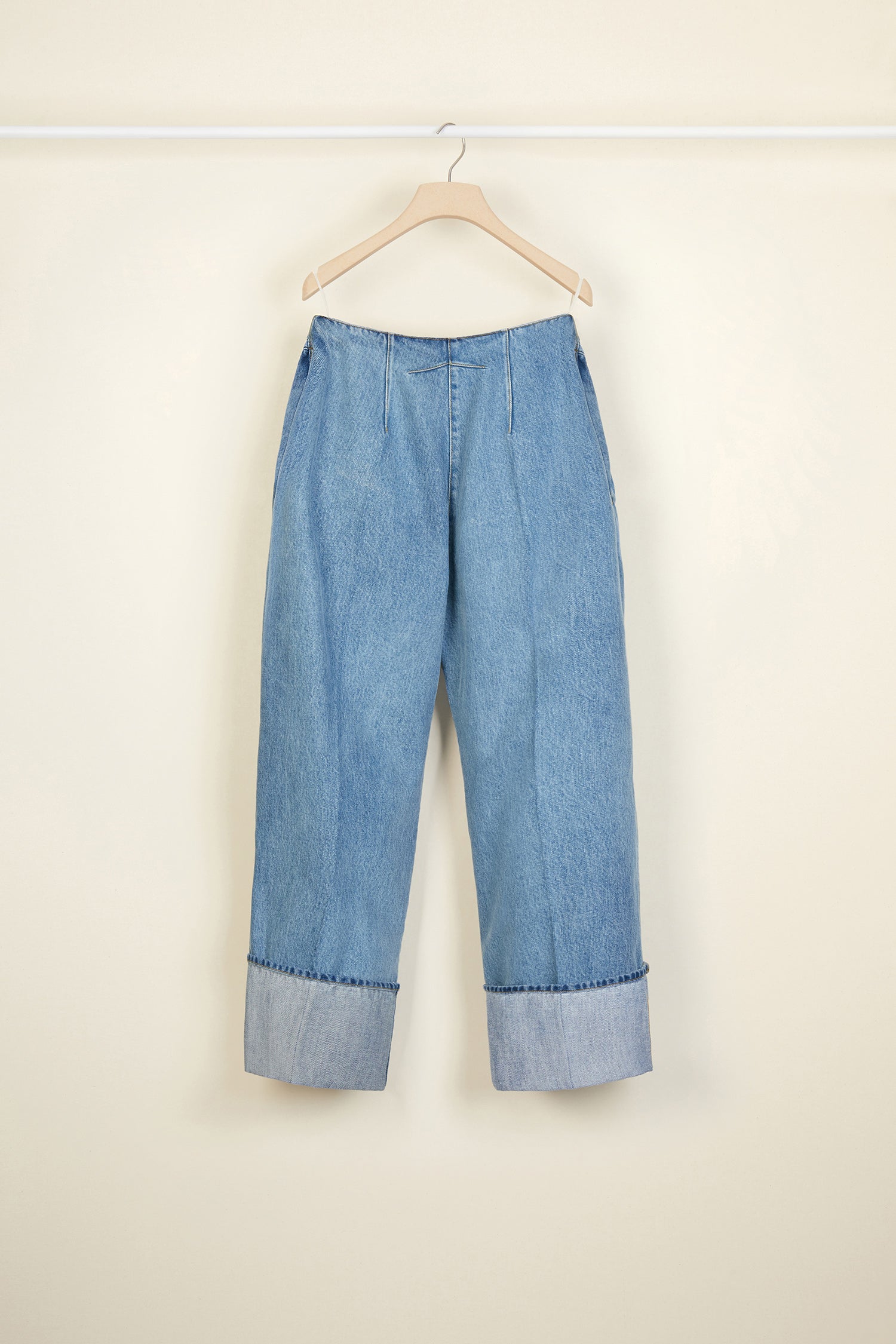 Patou P20TR0030008603D jean droit denim bio Blueberry