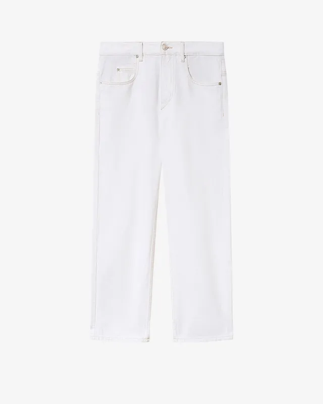 Isabel Marant Dakota jean blanc 7/8 taille regular