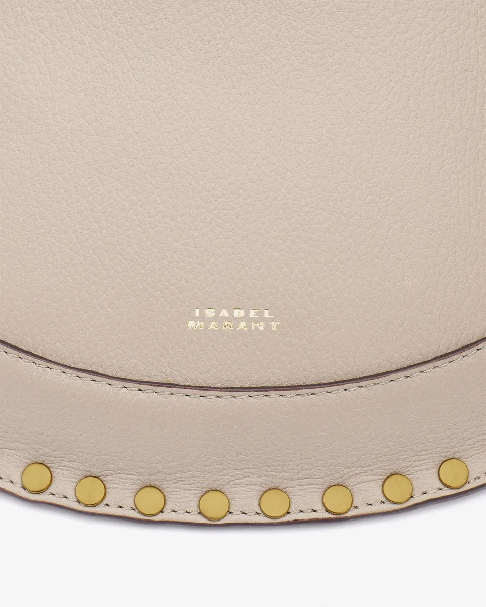 Isabel Marant Skano BJ0001FA sac banane beige clair cuir