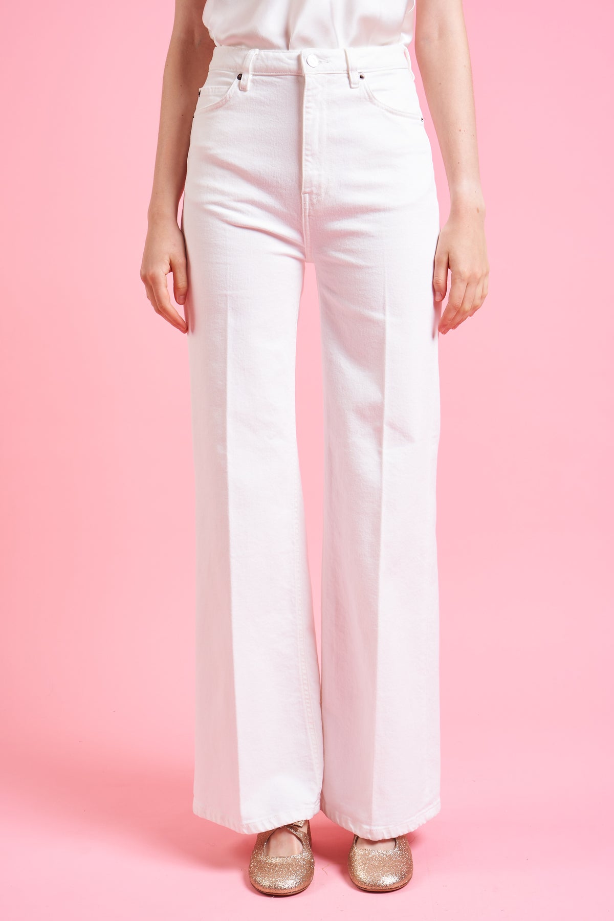 Paul & Joe jean Phoenix droit taille haute coton
