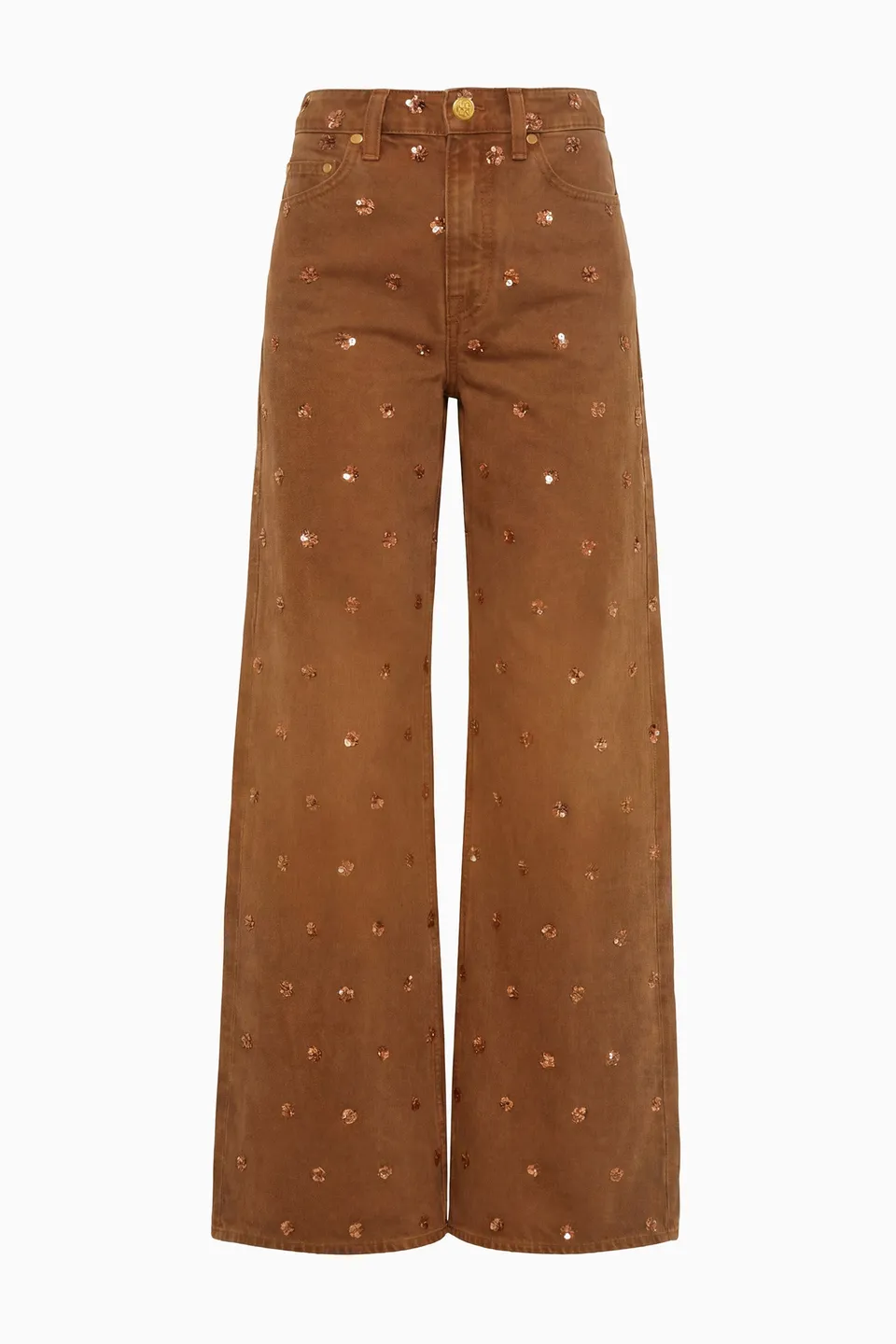 Ulla Johnson Willow jean large marron Umber