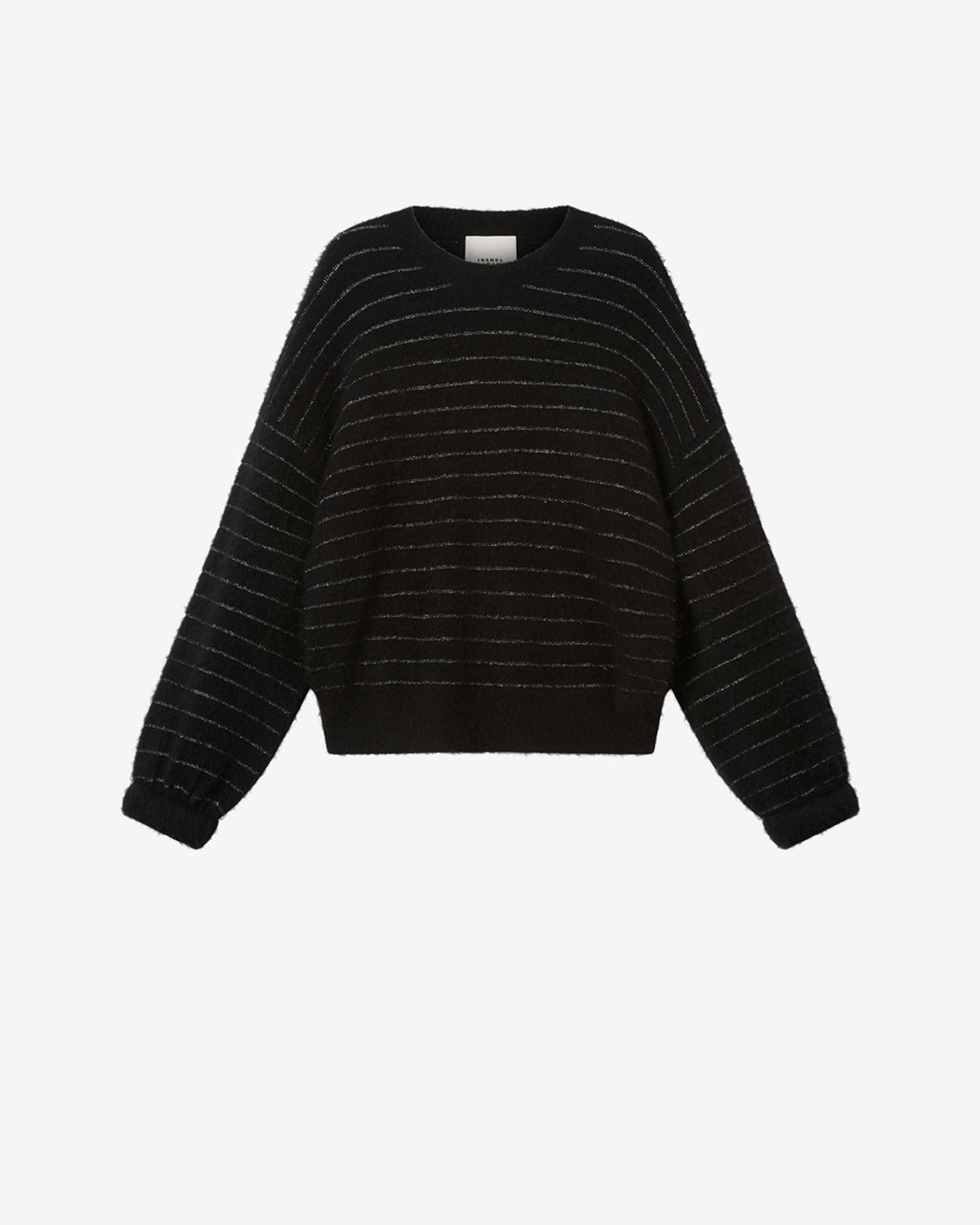 Isabel Marant Stacy PU0993 pull noir argenté