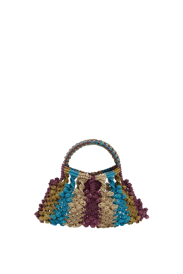 Alemäis Leather Micro Crescent sac cuir multi