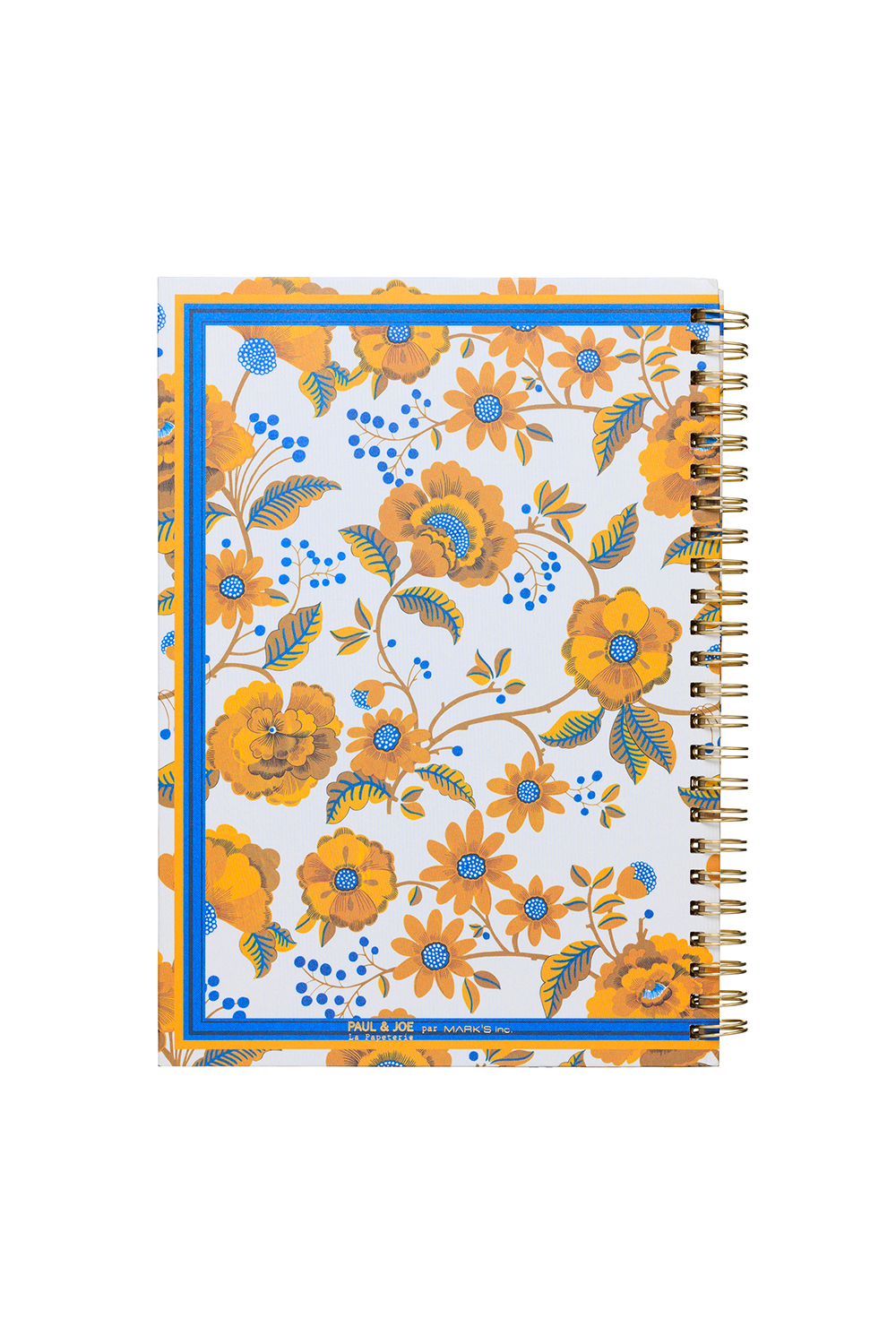 Paul & Joe Papeterie Carnet A5 motif fleurs jaunes carnet ivoire