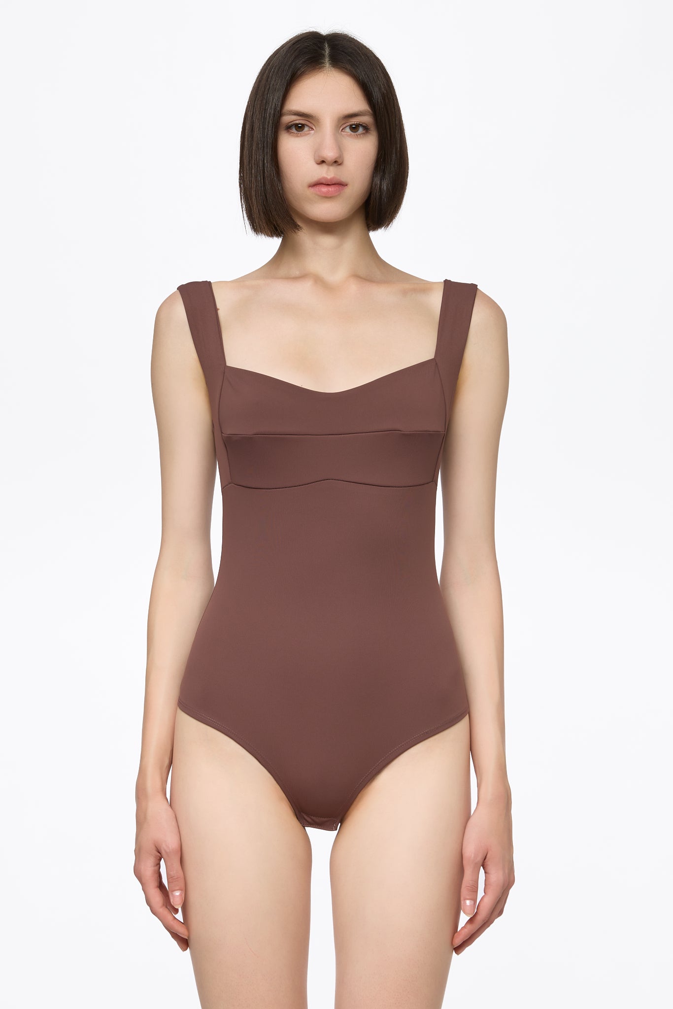 ATU Body Couture Bodysuits body corset lycra marron lait