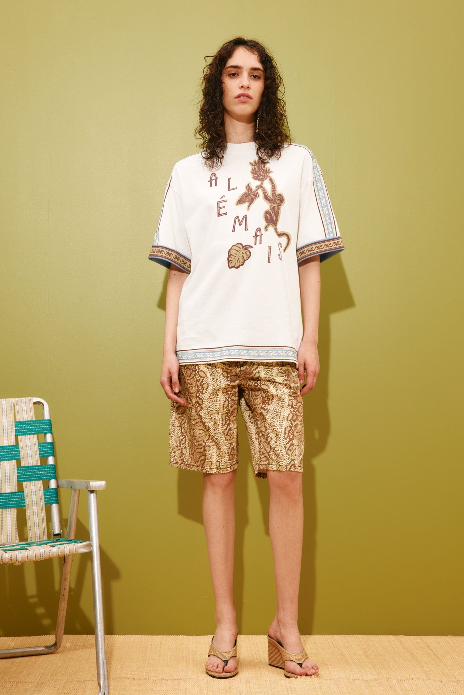 Alemais Monkey Dance t-shirt coton bio logo