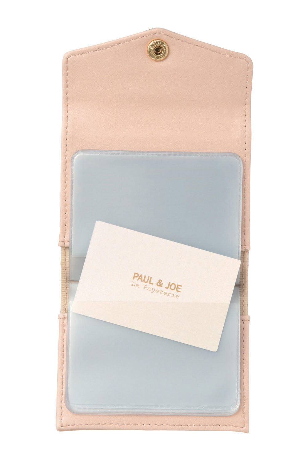 Paul & Joe porte-cartes rose fleurs imitation cuir TU