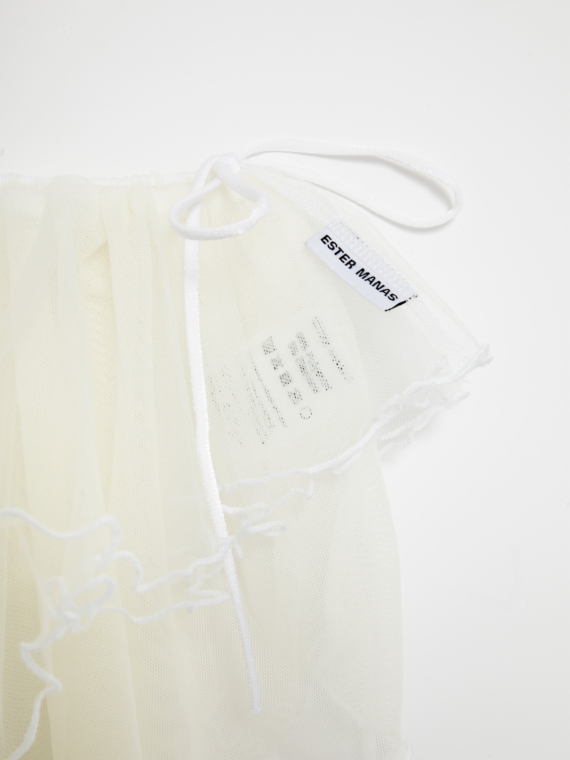 Ester Manas Mini Manas jupe tutu bébé blanche tulle