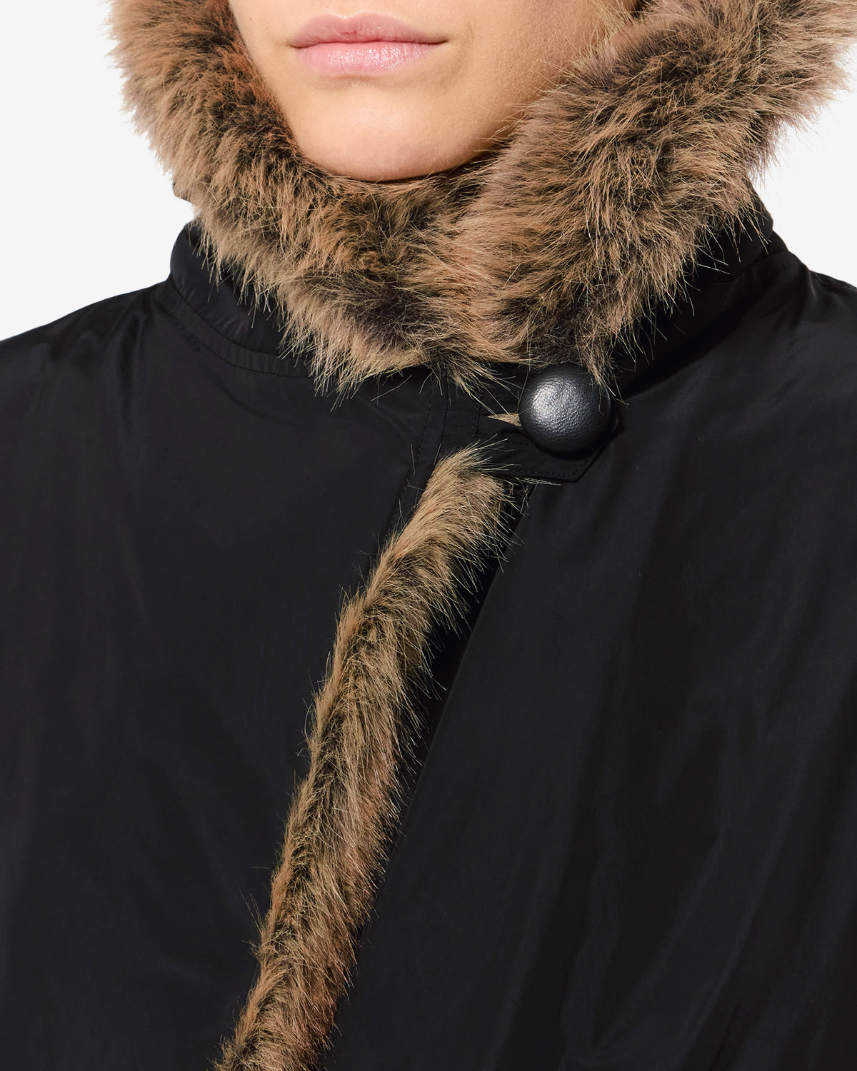 Isabel Marant Charone VE0606FA veste noire parka réversible